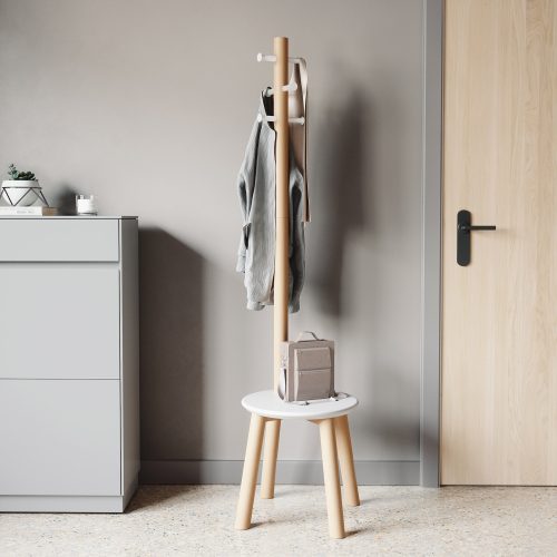 Pillar Stool and Coat Rack - Gessato Design Store