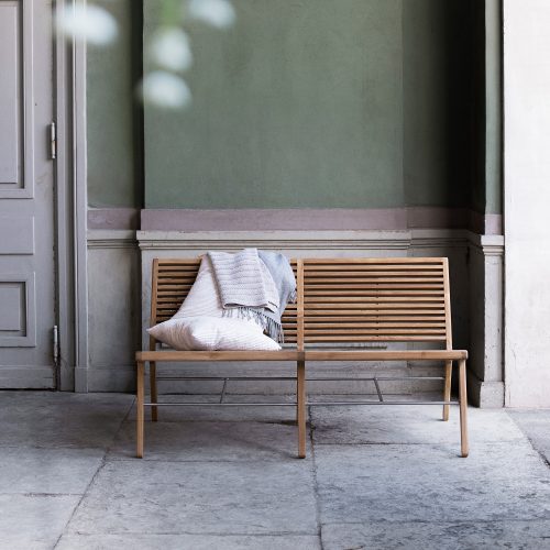 Rib Lounge Bench - Gessato Design Store