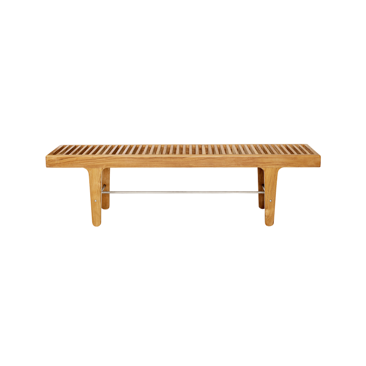 Rib Low Bench - Gessato Design Store