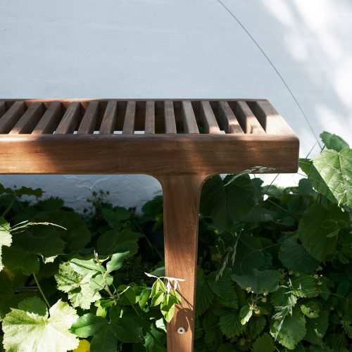 Rib Low Bench - Gessato Design Store