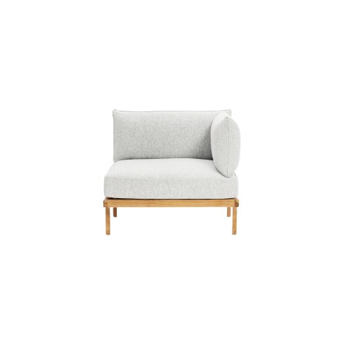 Rib Outdoor Sofa Adaptable Corner Module with Cushion - Gessato Design Store