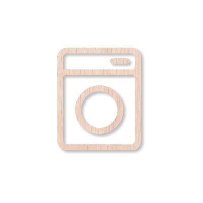 Interior Wall/Door Wood Signs - Laundry - Gessato Design Store