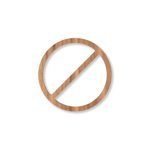 Interior Wall/Door Wood Signs - Do Not Enter - Gessato Design Store