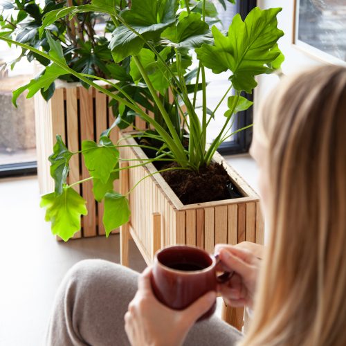 Squarely GrowWIDE Planter - Gessato Design Store