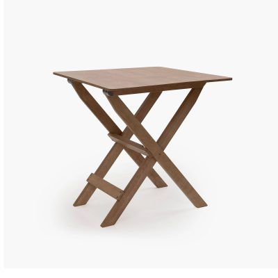 Ridgetop Wood Table and Folding Chair Set - Gessato Design Store