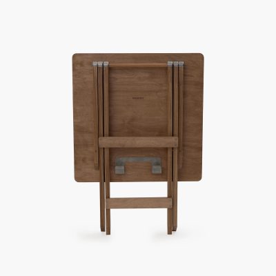 Ridgetop Wood Table and Folding Chair Set - Gessato Design Store