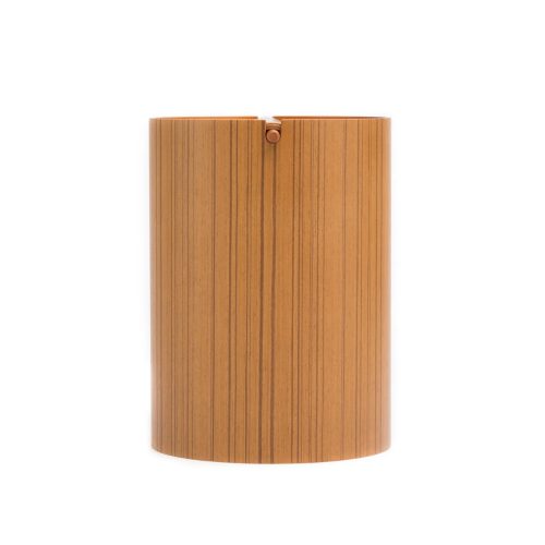 Wood Waste Basket with Lid - Gessato Design Store