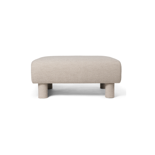 Dase Ottoman, Soft Bouclé - Natural - Gessato Design Store