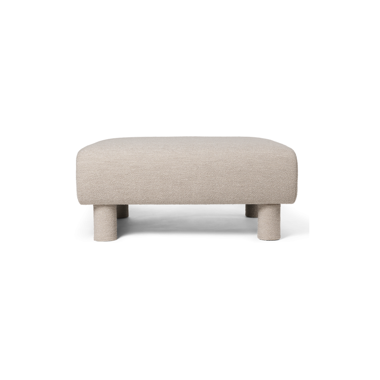 Dase Ottoman, Soft Bouclé – Natural