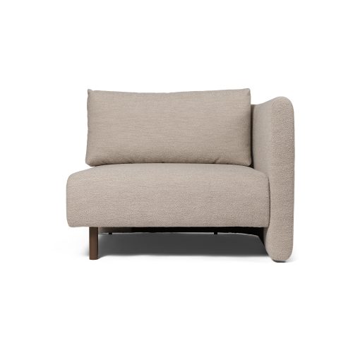 Dase Sofa Armrest Right, Soft Bouclé - Natural - Gessato Design Store