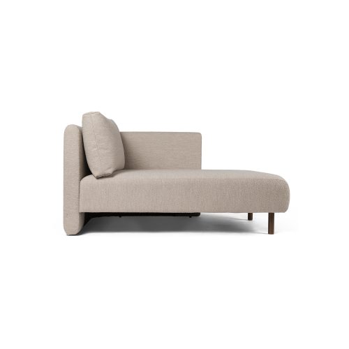 Dase Sofa Chaise Longue Right, Soft Bouclé - Natural - Gessato Design Store