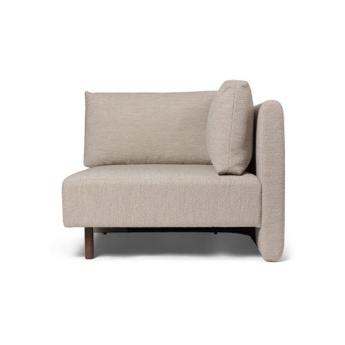 Dase Sofa Corner, Soft Bouclé - Natural - Gessato Design Store