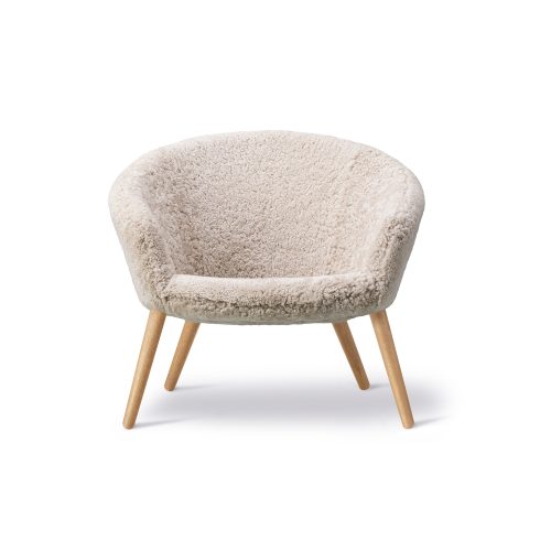 Ditzel Sheepskin Lounge Chair - Gessato Design Store