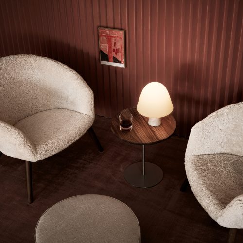 Ditzel Sheepskin Lounge Chair - Gessato Design Store