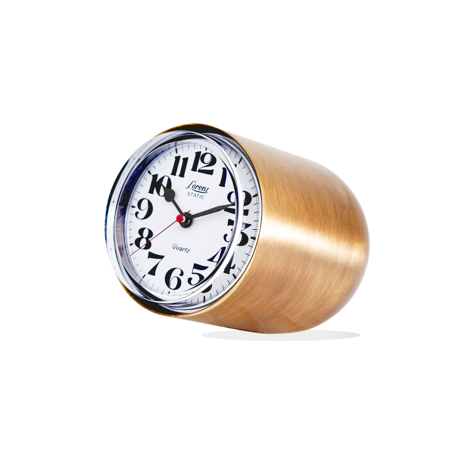 Lorenz Static Table Clock - Gold - Gessato Design Store