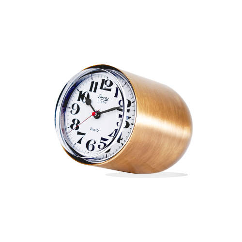 Lorenz Static Table Clock - Gold - Gessato Design Store