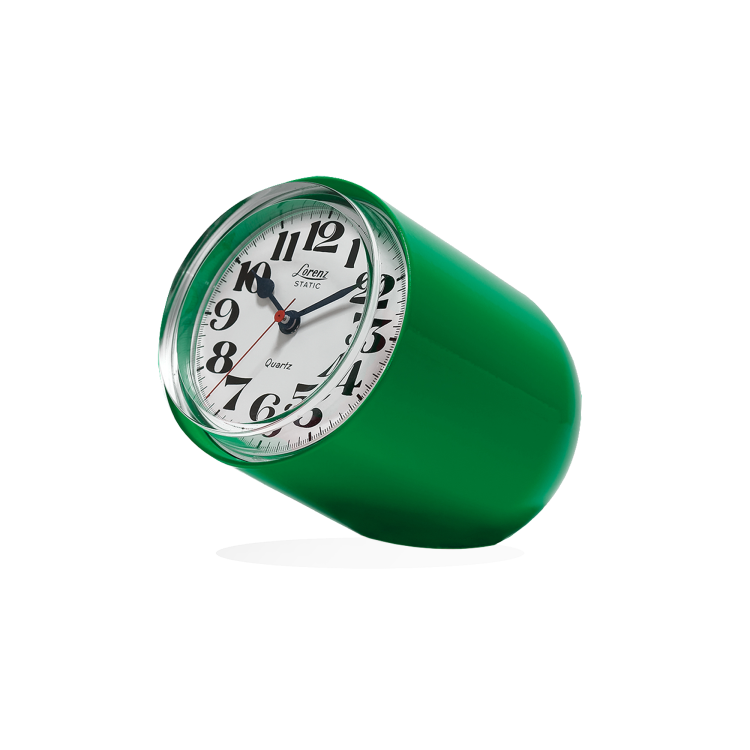 Lorenz Static Table Clock - Green - Gessato Design Store