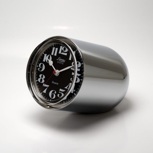 Lorenz Static Table Clock - Steel - Gessato Design Store