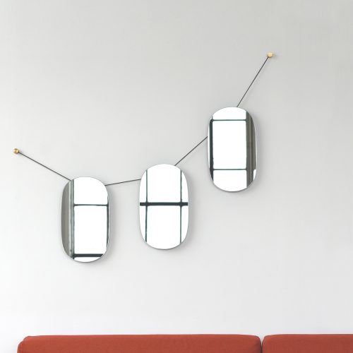 Lure Mirror Triple - Gessato Design Store