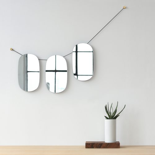 Lure Mirror Triple - Gessato Design Store