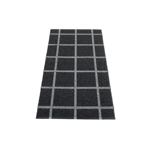 Pappelina ADA Indoor/Outdoor Rug - Black - Gessato Design Store