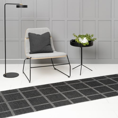 Pappelina ADA Indoor/Outdoor Rug - Black - Gessato Design Store