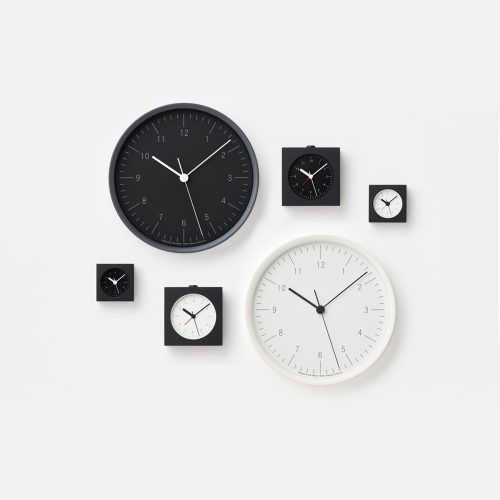 City Pop - Wall Clock, Black - Gessato Design Store