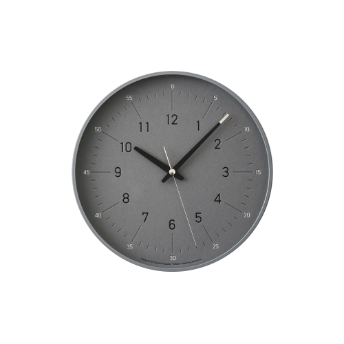 Essent Wall Clock - Grey - Gessato Design Store