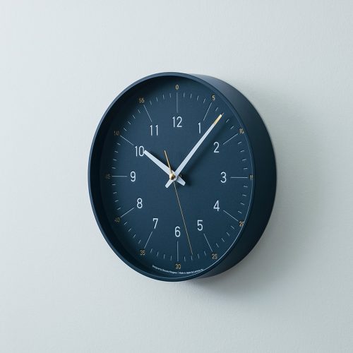 Essent Wall Clock - Navy - Gessato Design Store