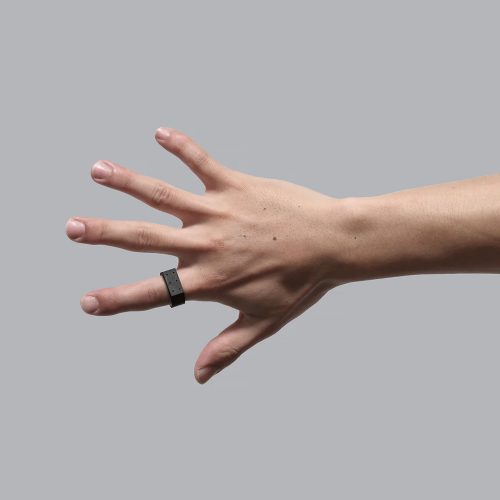 Tatami Concrete Ring, Dark Grey - Gessato Design Store