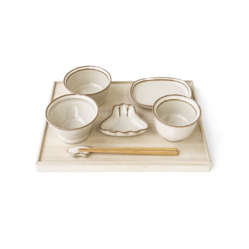 Amabro Okuizome - Dinner Set - Sand - Gessato Design Store