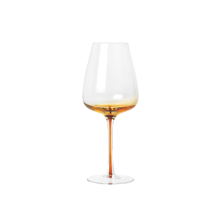 Amber White Wine Glass, Set of 4