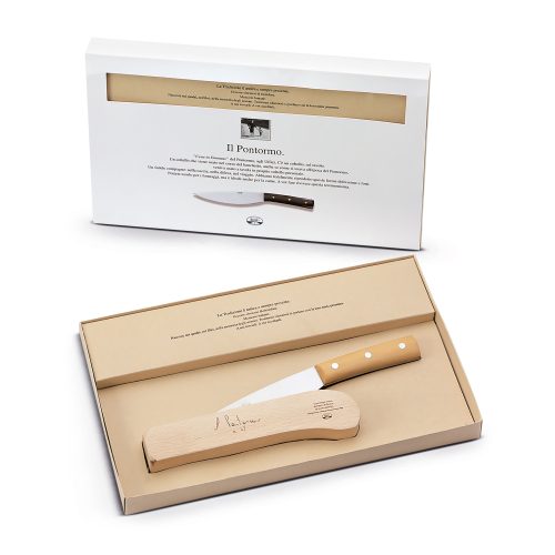 "Pontormo" Cheese Knife, Boxwood - Gessato Design Store