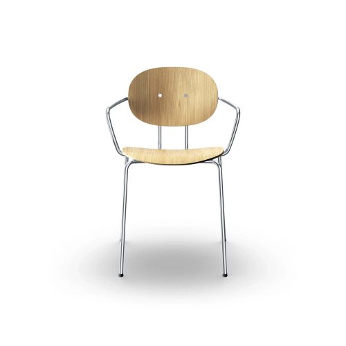 Piet Hein Chair Chrome Edition With Armrest - Gessato Design Store