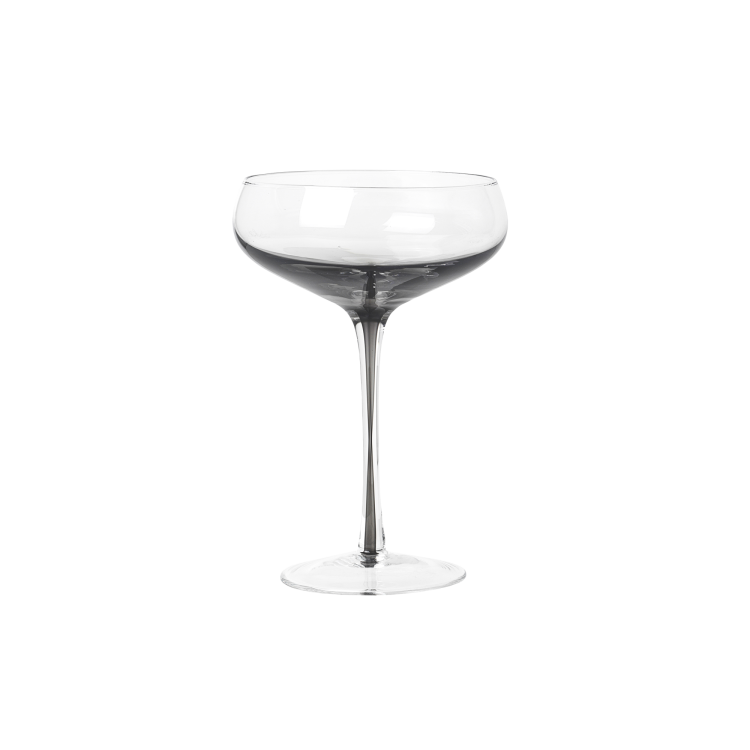 Smoke Champagne Glass, Set of 4