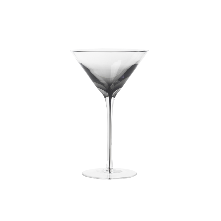 Smoke Martini Glass, Set of 4