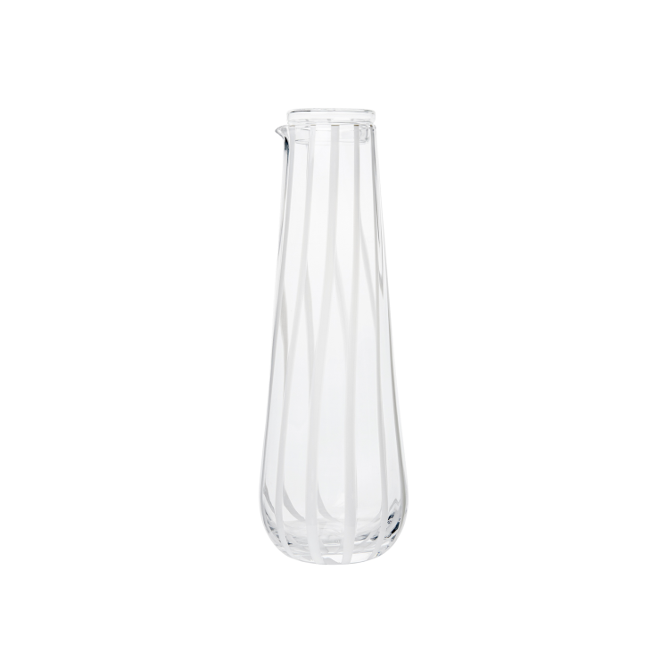 Stripe Carafe with Lid