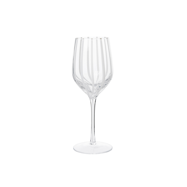 Stripe White Wine Glass, Set of 4