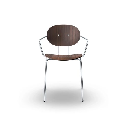 Piet Hein Chair Chrome Edition With Armrest - Gessato Design Store