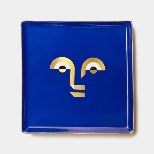 Apollo Ceramic Tray, Blue - Gessato Design Store