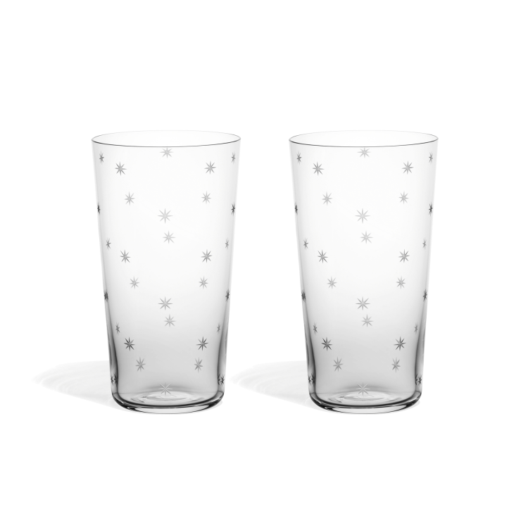 Star Cut Highball Set of 2