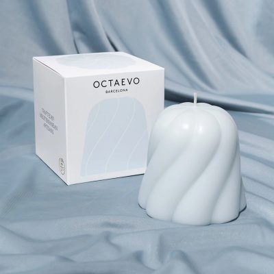 Temple Candle, Pale Blue - Gessato Design Store