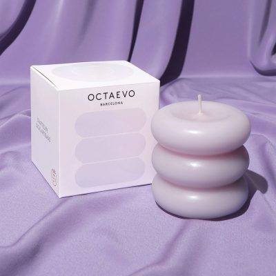 Temple Candle, Pale Lilac - Gessato Design Store