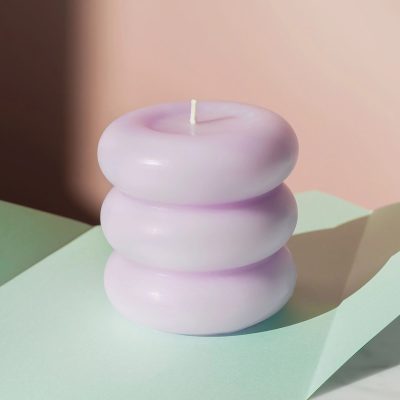 Temple Candle, Pale Lilac - Gessato Design Store