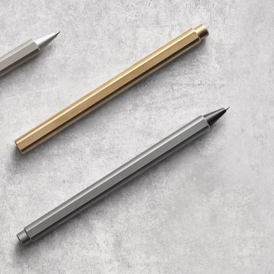 Stilform Flow Rollerball Pen, Brass - Gessato Design Store