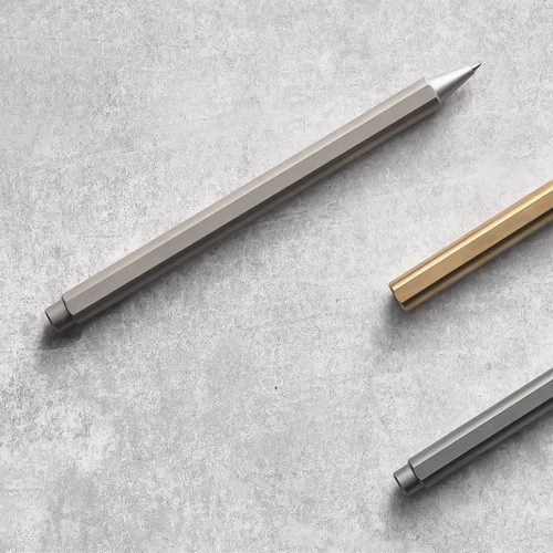 Stilform Flow Rollerball Pen, Titanium Matte - Gessato Design Store