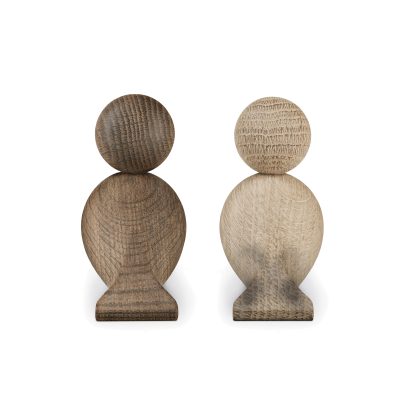 Kay Bojesen Lovebirds, Oak/Smoked Oak - Gessato Design Store