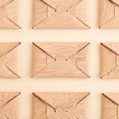 Seamless Card Case - Plywood Grain - Gessato Design Store