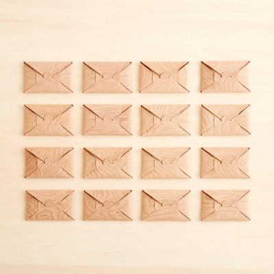 Seamless Card Case - Plywood Grain - Gessato Design Store