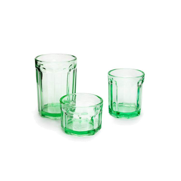 Glass Fish&Fish, Set of 4